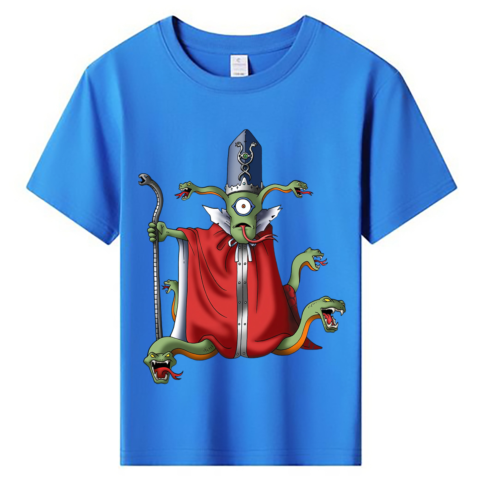 （画像用） ドラゴンクエスト Doragon Kuesuto Dragon Quest 綿100％キッズTシャツ（フロントプリント）